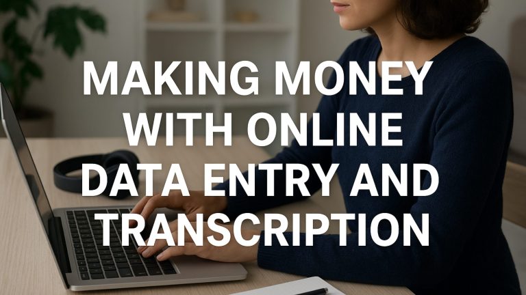 Making Money with Online Data Entry and Transcription